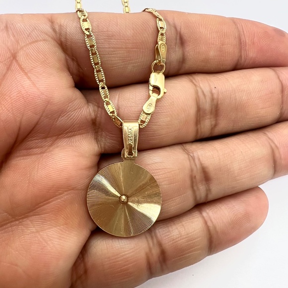 Virgen de Guadalupe/ out lady of Guadalupe 925 silver with 18k gold plated - Picture 3 of 3